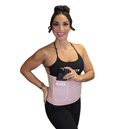 DripFit Sweat Band, Silver Ion Waist Band with Pocket