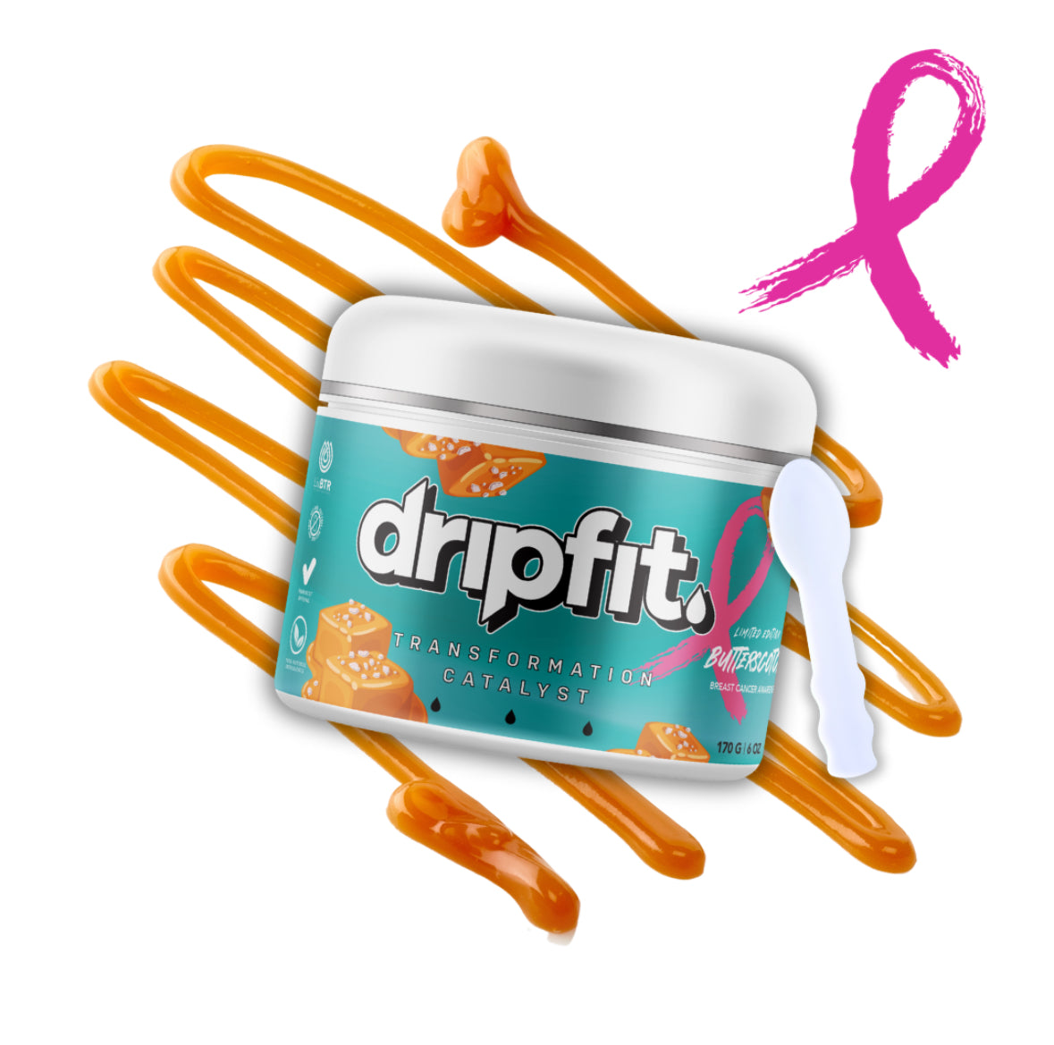DripFit Breast Cancer Butterscotch (140g)
