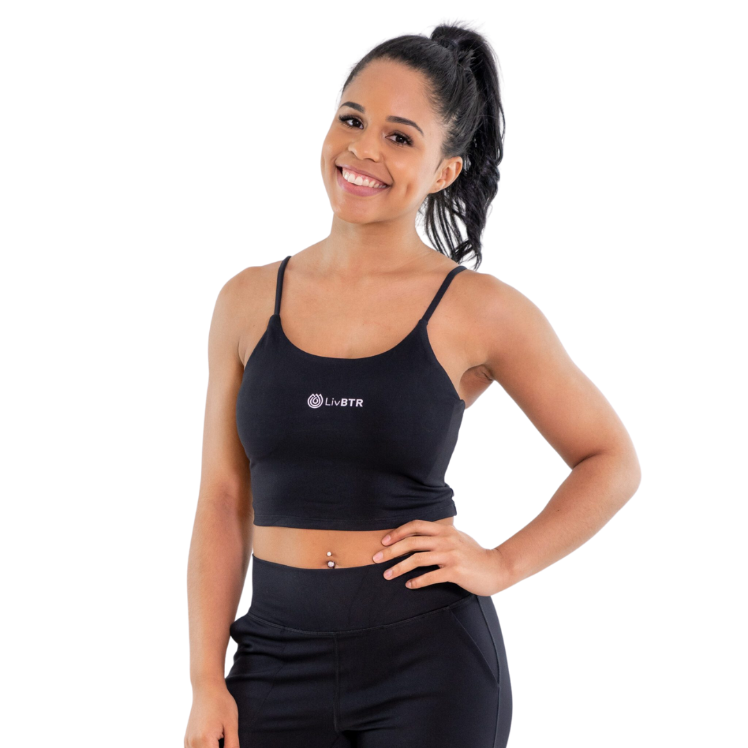 LivBTR Spaghetti Strap Crop Tank