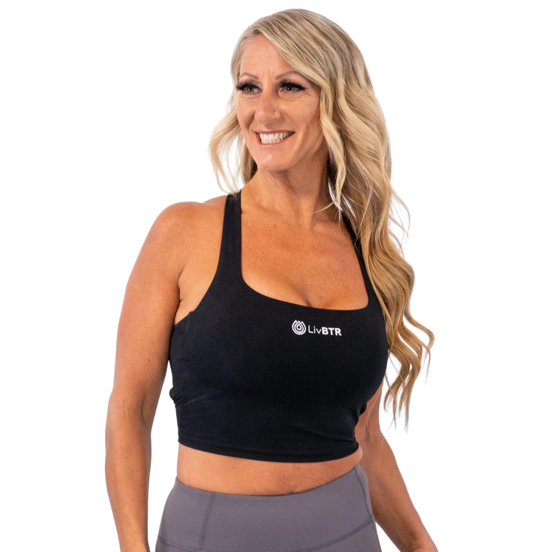 LivBTR Cross Back Sports Bra