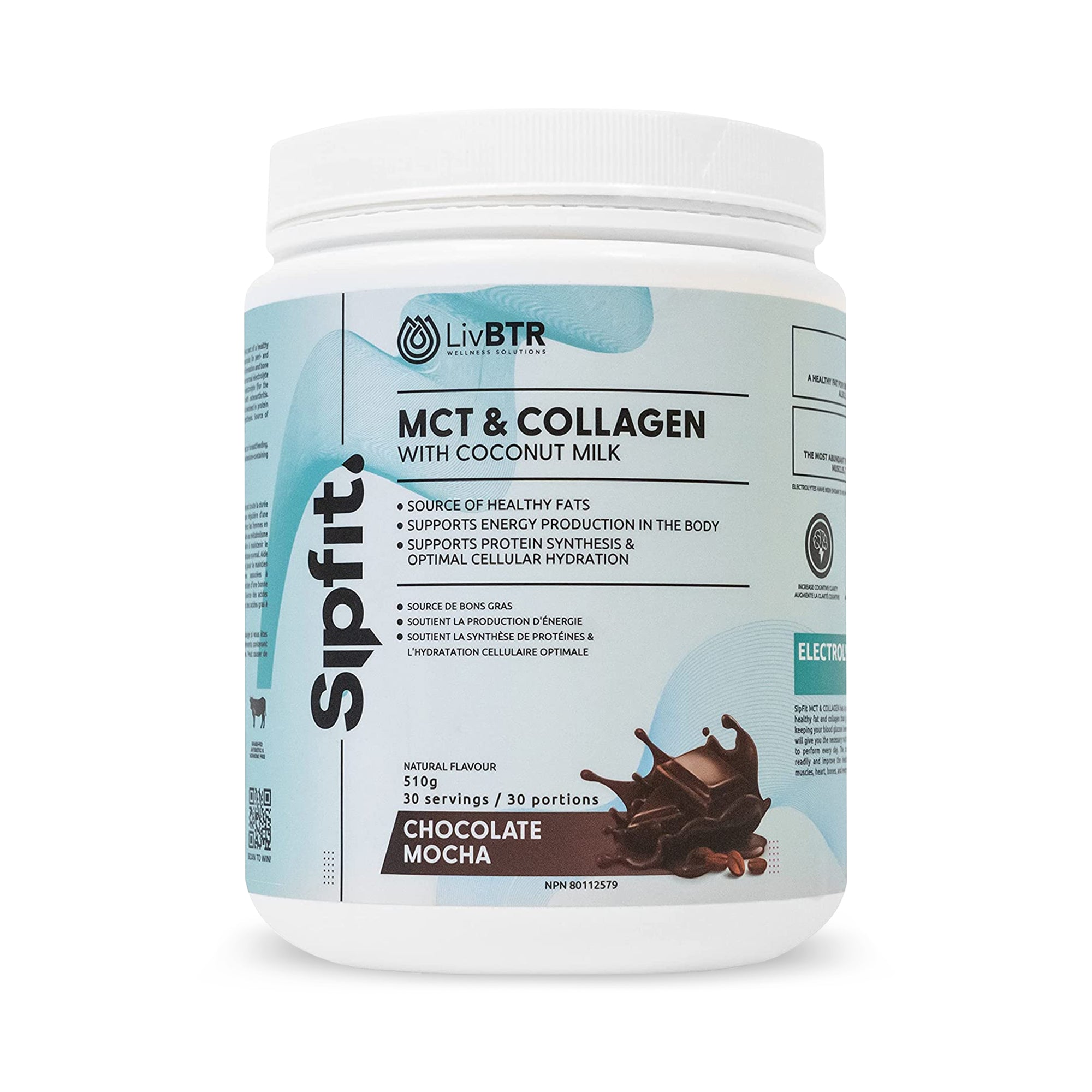 SipFit MCT & Collagen Powder