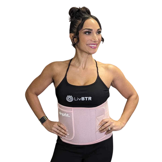 DripFit Sweat Band, Silver Ion Waist Band with Pocket