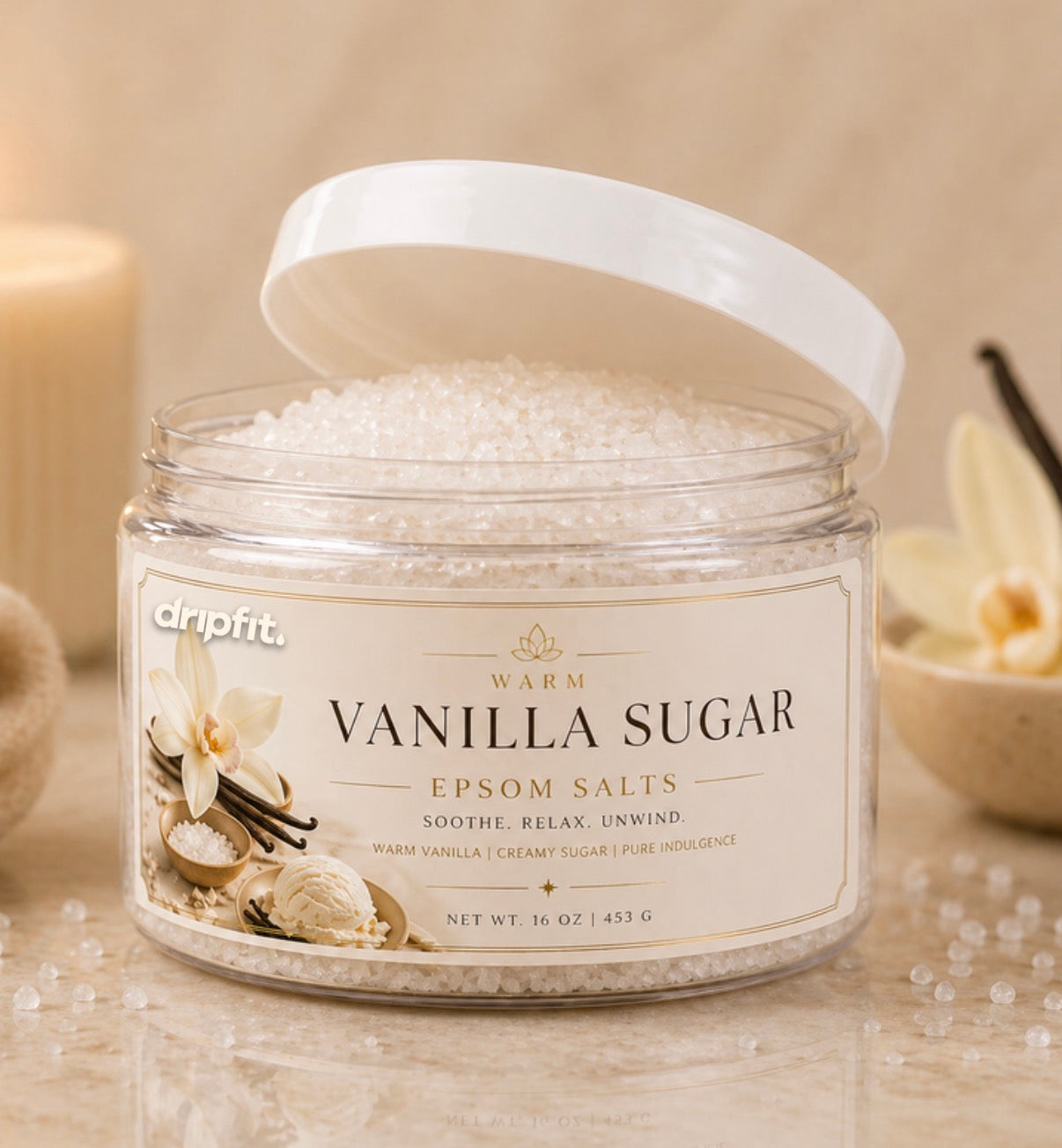 Warm Vanilla Sugar Epsom Salts