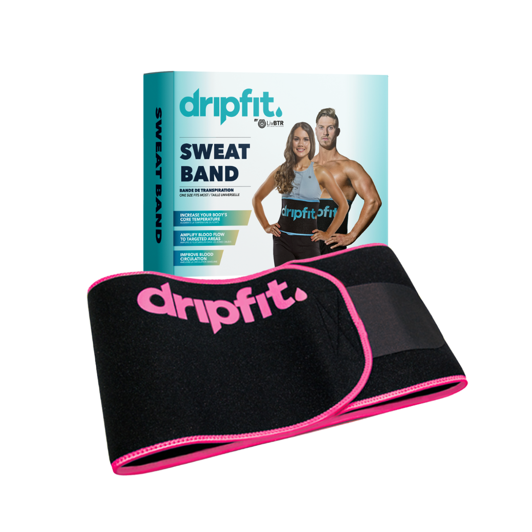 DripFit PINK Sweat Band - Limited Edition Waist Band for Breast Cancer Awareness