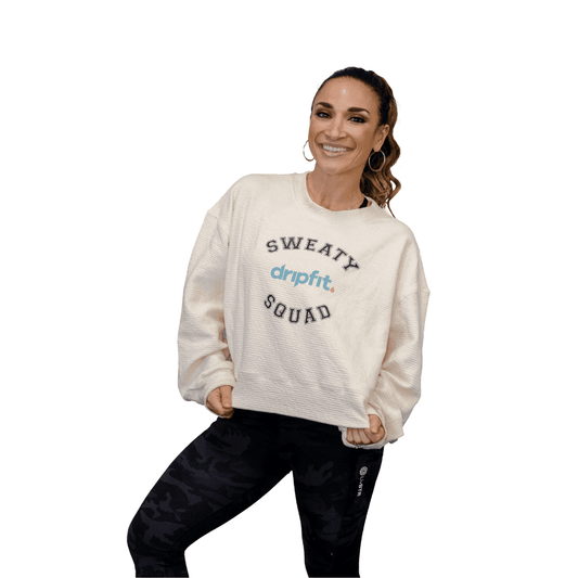 DripFit I Am a Boss Sweaty Squad Crewneck