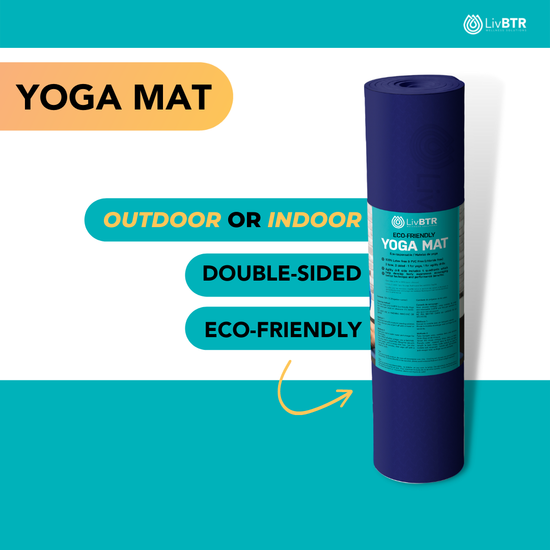 LivBTR Multipurpose Yoga-Agility Mat