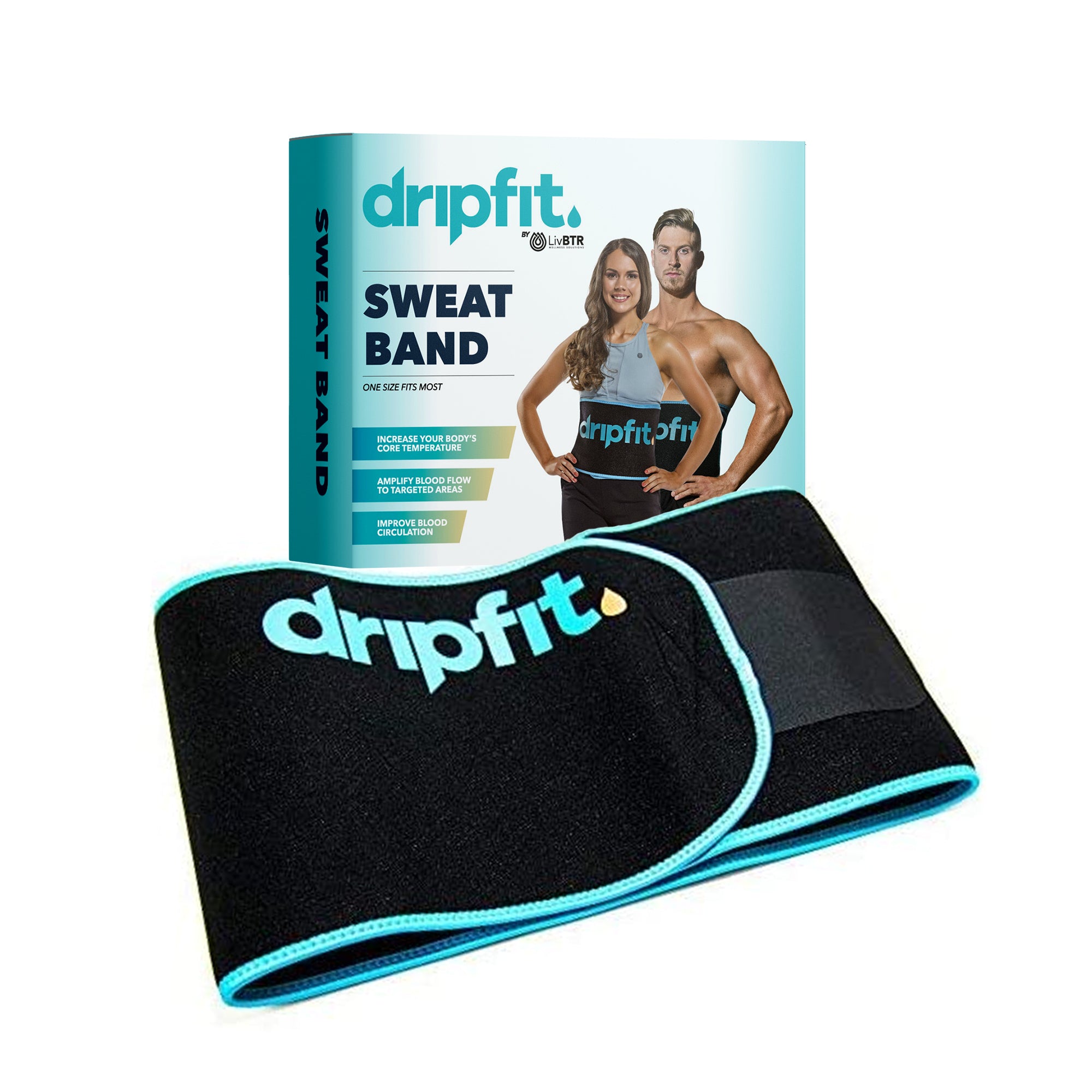 DripFit Sweat Band - Waist Band, Blue